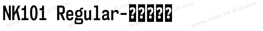 NK101 Regular字体转换